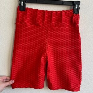 Scrunched Butt Spandex Workout Shorts